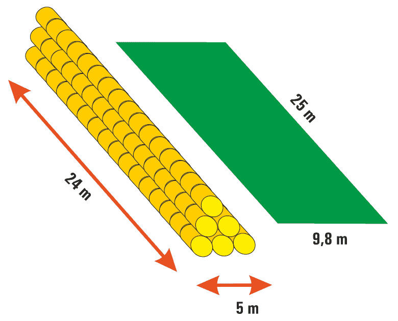 Straw and hay bale protection covers - TenCate Industrial Fabrics